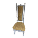 19th century inspired high back chair