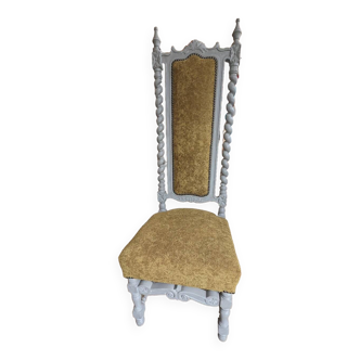19th century inspired high back chair