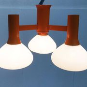 Orange Vintage Space Age Pendant Lamp