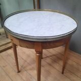 Marble top table called "bouillotte":