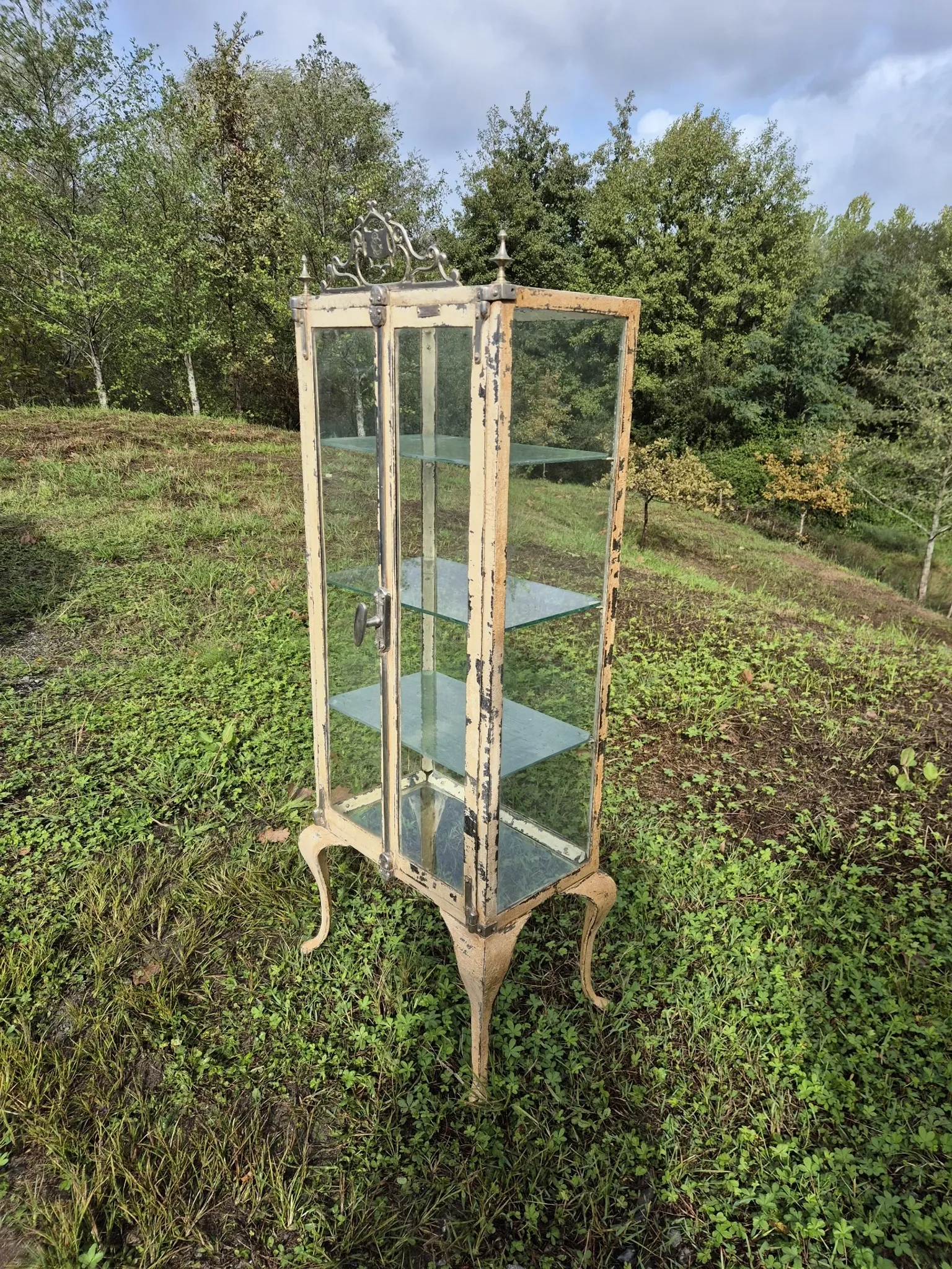 Ancienne vitrine de chirurgien