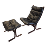 Fauteuil Siesta + ottoman, Ingmar Relling pour Westnofa