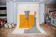 Traditional handmade Beni Ouraine rug, size 100 x 200 cm