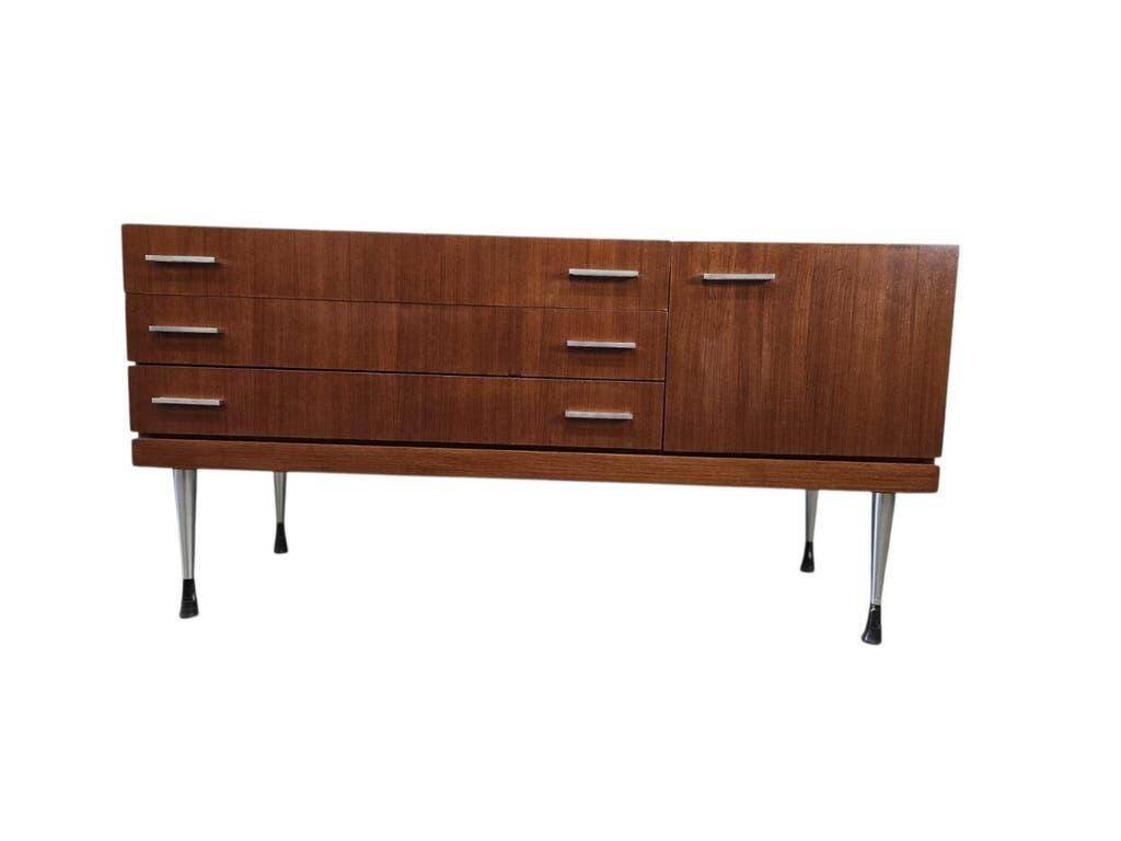Vintage wooden lowboard / TV unit / low furniture