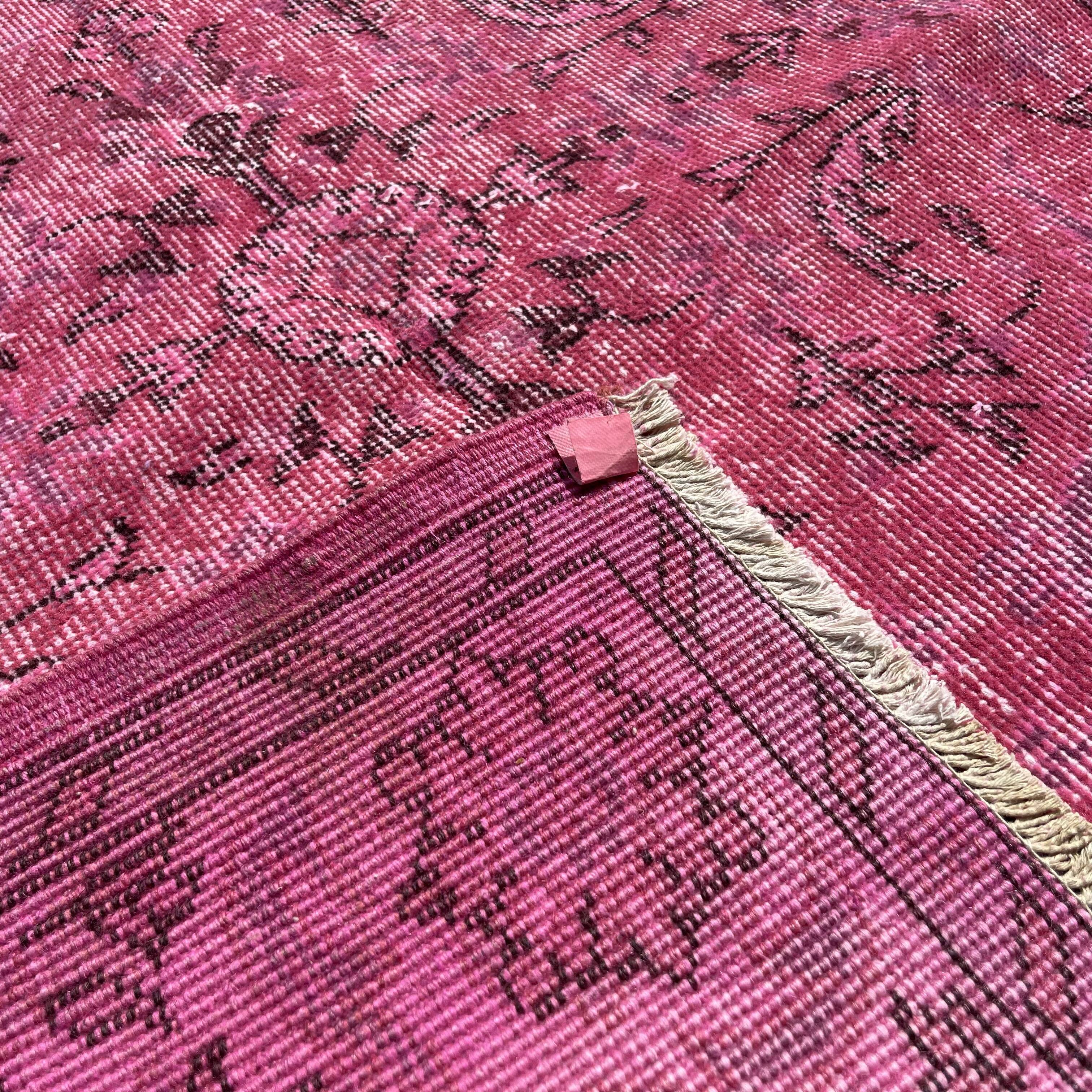 Vintage distressed turkish rug