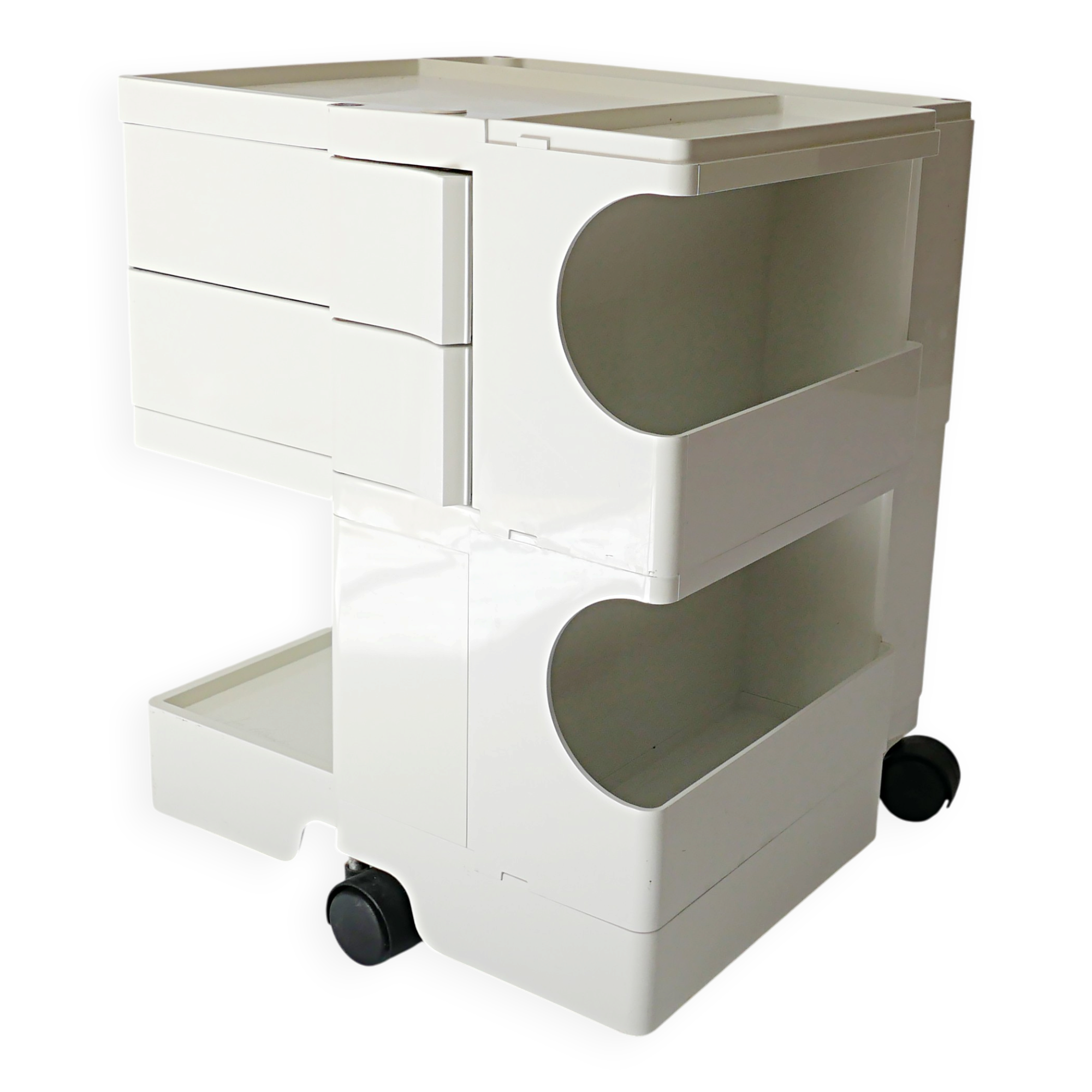 Boby storage trolley design serving table Joe Colombo. vintage