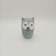 Vintage Scandinavian Glass Owl Statuette Denmark Sulphur 70s 80s