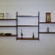 Modular teak storage unit in mid-century style, set of 12, 1960s.