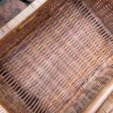 Vintage rattan chest of drawers