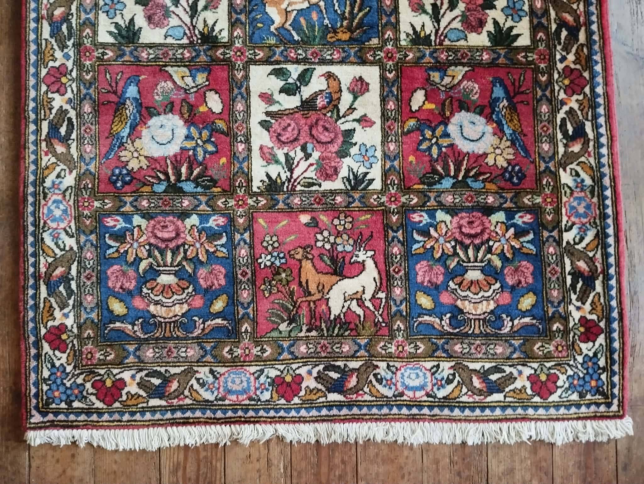 Handmade Bachtiar Djahad Persian rug 160x108cm