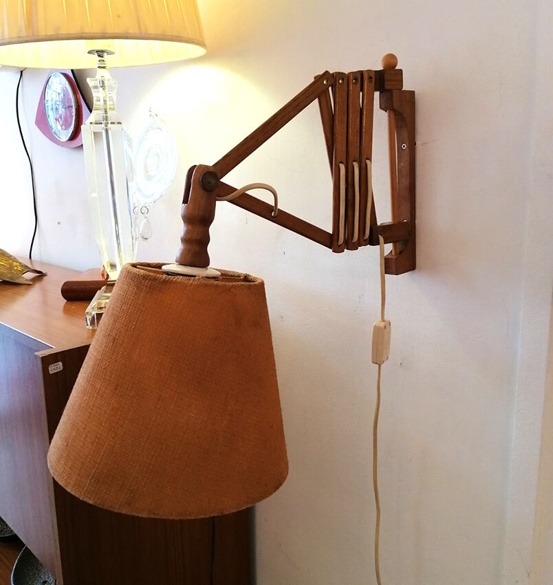 Scandinavian "accordion" sconce 1950s