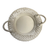 English openwork earthenware cup
