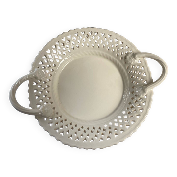 English openwork earthenware cup