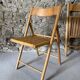 4 folding wooden chairs for Habitat, 1980