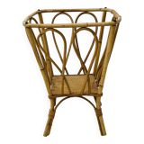 Vintage bamboo plant stand