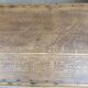 Farm table with turned legs in oak (renovated)