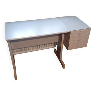 Design by Ettore Sottsass in the 1970s for Olivetti Italy Desk