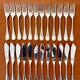 Christofle Marot Berain, 12 fish cutlery sets, shell decor