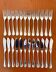 Christofle Marot Berain, 12 fish cutlery sets, shell decor