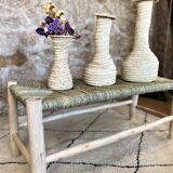 Vase en feuilles de palmier