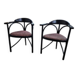 2 x Thonet triangle chair by Michael Thonet