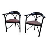 2 x Thonet triangle chair by Michael Thonet