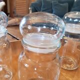 3 glass jars Belgium