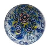 Sulfure / presse papier modèle millefiori