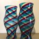 Pair of glasswares