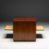 Modernist slatted credenza, Italy, 1960s