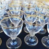 43-piece crystal service