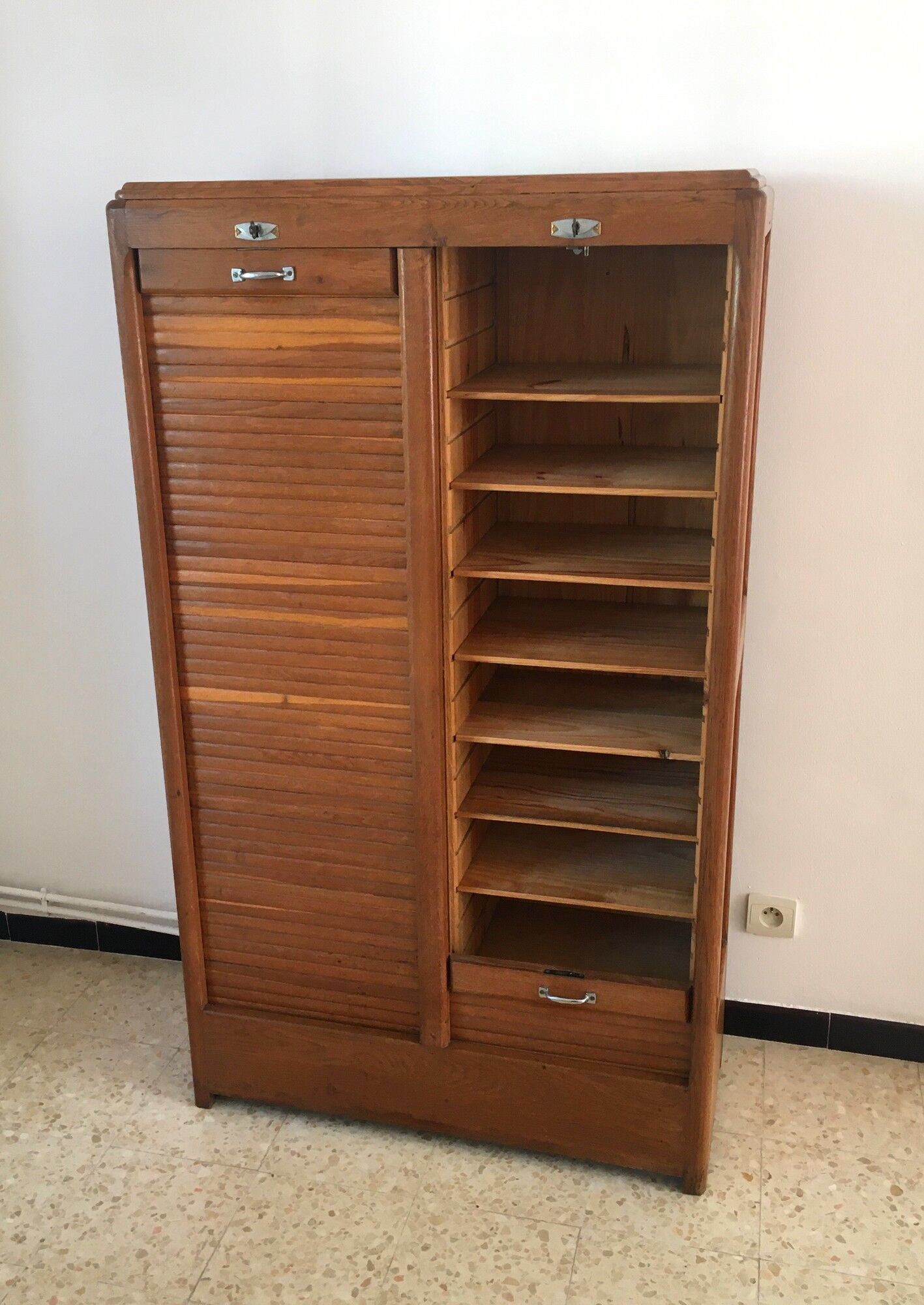 Vintage curtain binder 50s