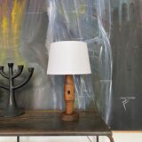 Modernist vintage wood lamp