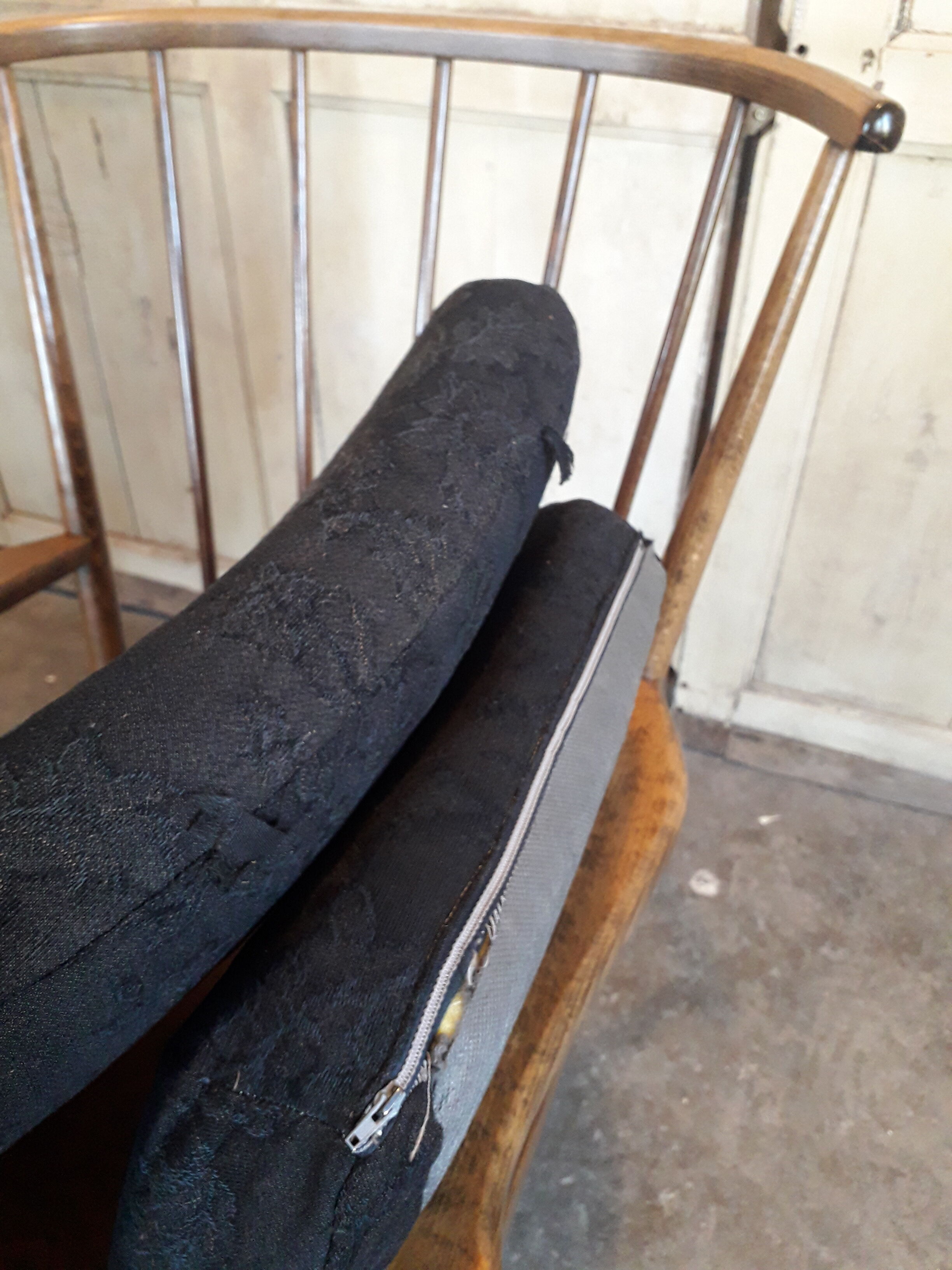 Pair of armcchairs fan Baumann