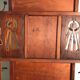 Vintage wardrobe coat rack
