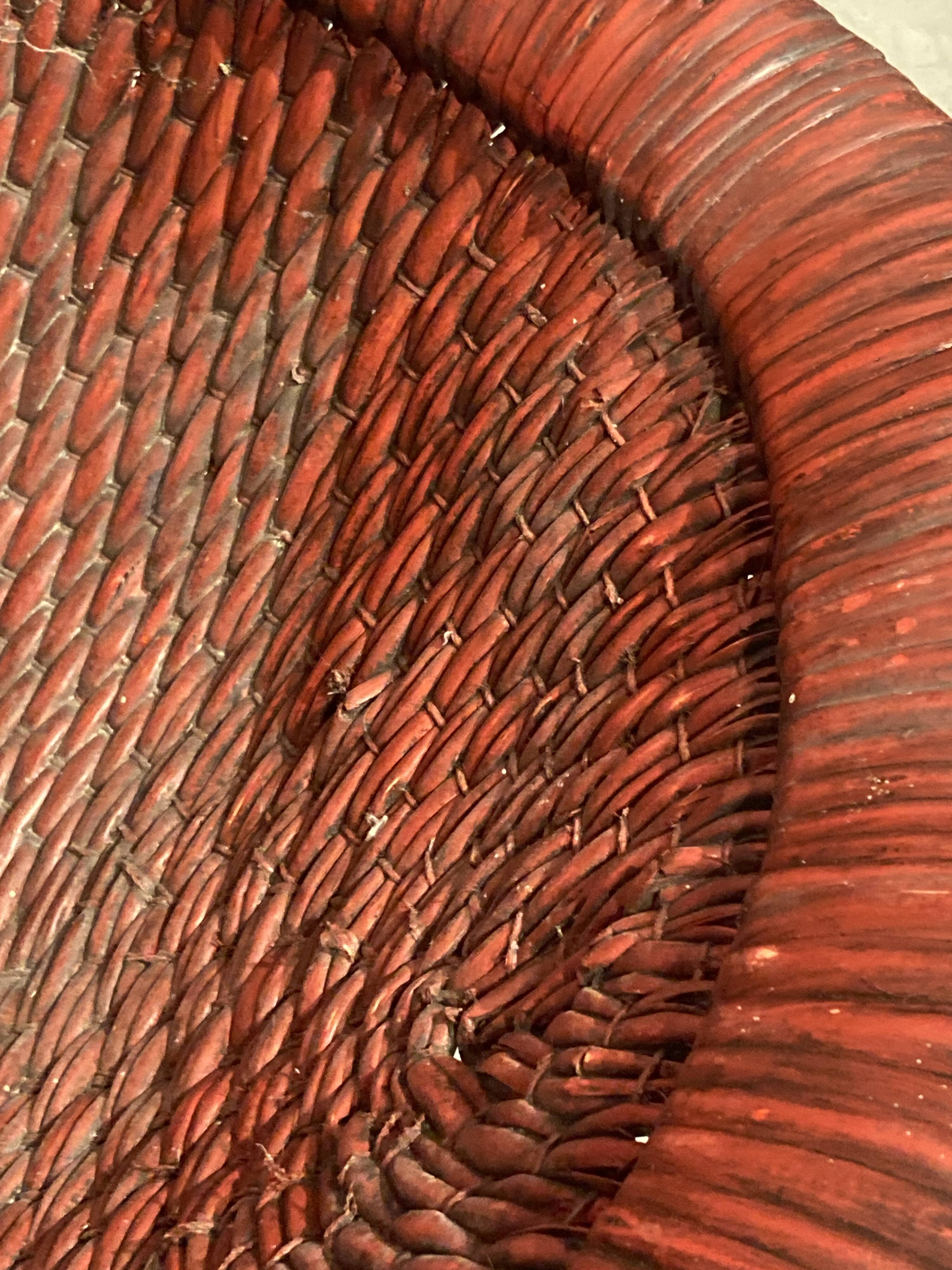 19th century China basket