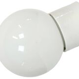 Vintage White Porcelain Wall Light, 1970s