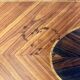 Wooden drop-leaf secretary in Louis XV style – Floral decoration