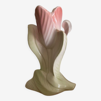 Ceramic tulip slip vase