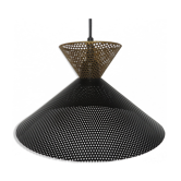 Suspension diabolo en métal perforé années 60 70