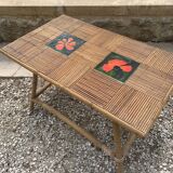 Rattan coffee table