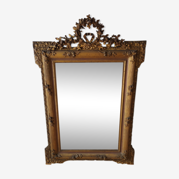 Miroir ancien biseauté - 110x75cm