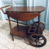 Desserte apéro-table vintage et repliable