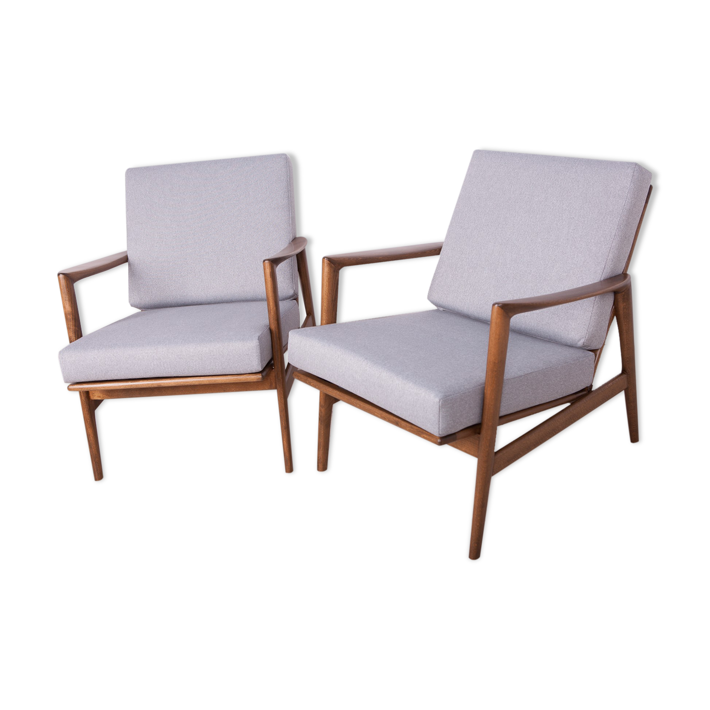 Model 300-139 Armchairs from Swarzędzka, 1960s, Set of 2