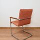 Bauhaus desk chair chrome granola 1970