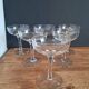 6 new crystal champagne glasses