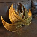 Wall light brass flowers