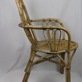 Rattan armchair