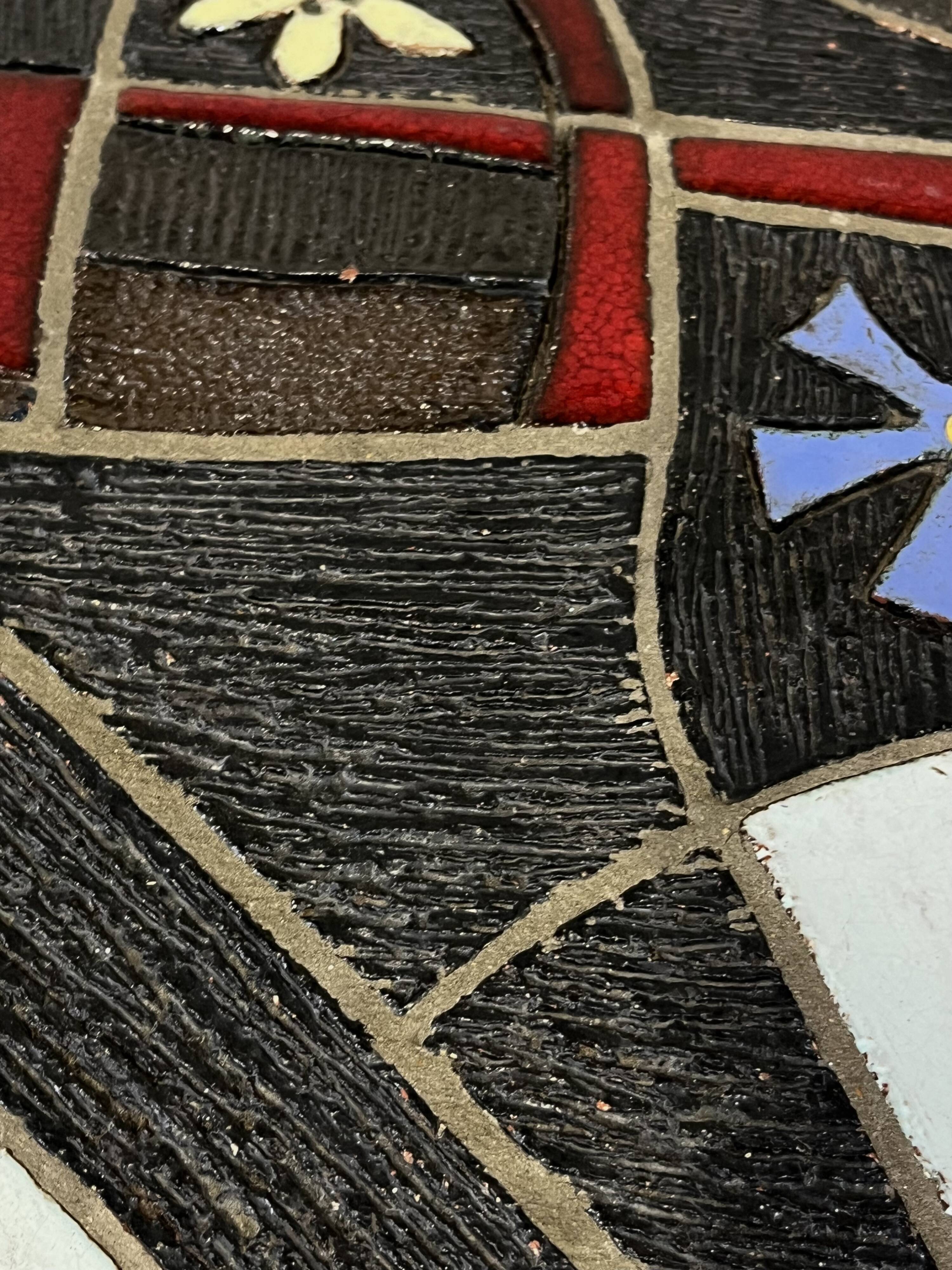 Table d'appoint en céramique par Paul Vermeire pour Perignem, années 1960.