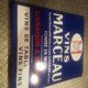 Authentic advertising enamel plate Wines Marceau 50'S (Alsatian enamel)